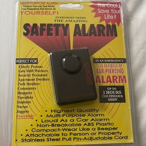SPORTS PERSONAL ALARM - SAFETY BODY ALARM with CLIP (NEW IN PACKAGE)